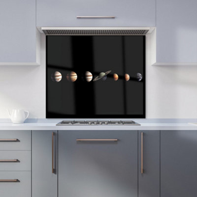 Warren Reed Designer The Solar System In Order Kitchen Splashback from B&Q