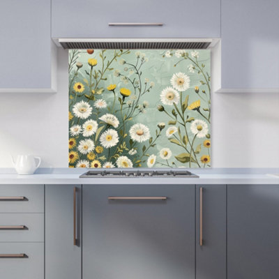 Warren Reed Designer Spring Time Kitchen Splashback from B&Q