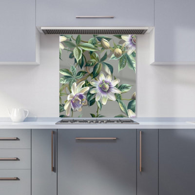Warren Reed Designer Passion Flowers Kitchen Splashback from B&Q