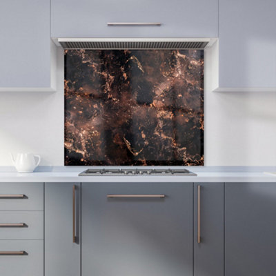 B&Q -  Copper Quartz Effect Kitchen Splashback