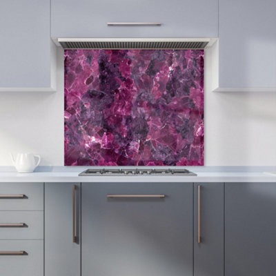 Warren Reed Designer Cherry Quartz Effect Kitchen Splashback from B&Q