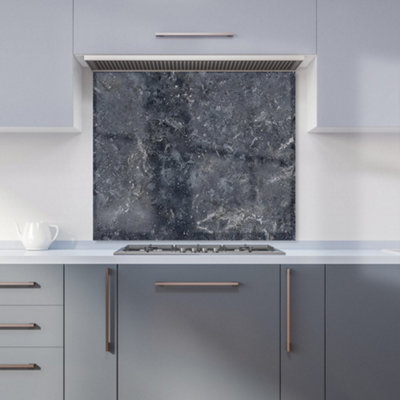 Warren Reed Designer Luxury Slate Grey Quartz Effect Kitchen Splashback from B&Q
