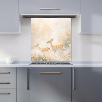 Designer Kitchen Splashbacks Ava Sterling: 00018 Premium Glass Kitchen Splashback W700mm X H650mm from B&Q