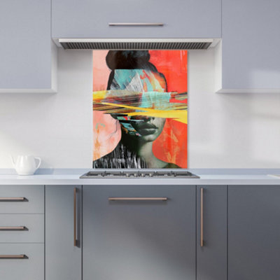 Designer Kitchen Splashbacks Calista Vale: 00001 Premium Glass Kitchen Splashback W600mm X H750mm from B&Q