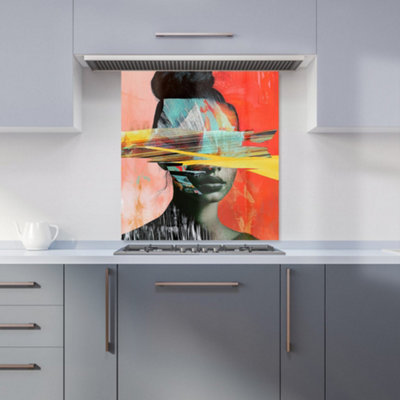 Designer Kitchen Splashbacks Calista Vale: 00001 Premium Glass Kitchen Splashback W700mm X H750mm from B&Q
