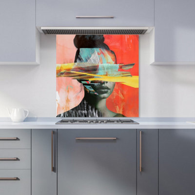 Designer Kitchen Splashbacks Calista Vale: 00001 Premium Glass Kitchen Splashback W600mm X H600mm from B&Q