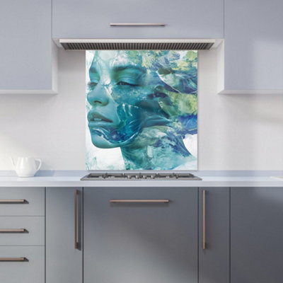 Designer Kitchen Splashbacks Calista Vale: 00006 Premium Glass Kitchen Splashback W700mm X H750mm from B&Q