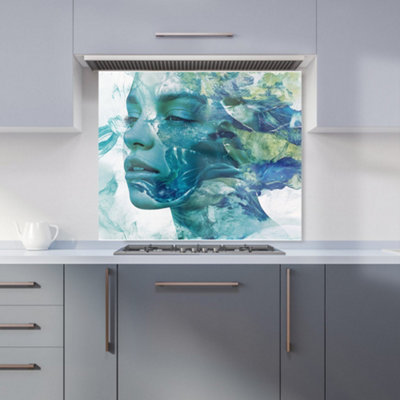 Designer Kitchen Splashbacks Calista Vale: 00006 Premium Glass Kitchen Splashback W900mm X H750mm from B&Q