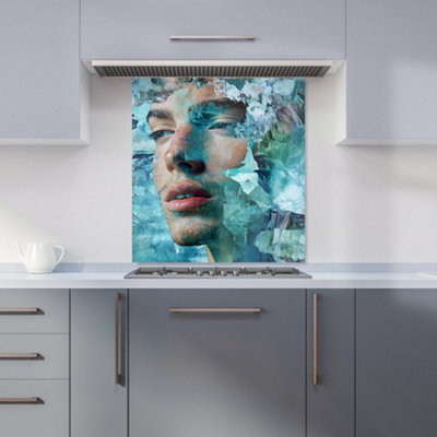 Designer Kitchen Splashbacks Calista Vale: 00007 Premium Glass Kitchen Splashback W700mm X H650mm from B&Q