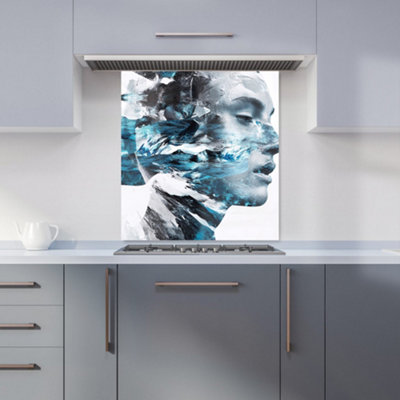 Designer Kitchen Splashbacks Calista Vale: 00016 Premium Glass Kitchen Splashback W700mm X H750mm from B&Q