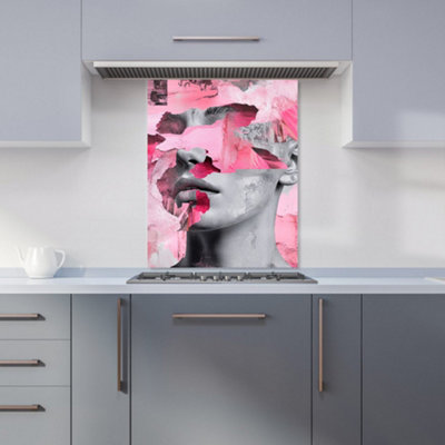 Designer Kitchen Splashbacks Calista Vale: 00019 Premium Glass Kitchen Splashback W600mm X H750mm from B&Q