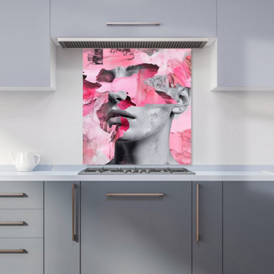 Designer Kitchen Splashbacks Calista Vale: 00019 Premium Glass Kitchen Splashback W700mm X H650mm from B&Q