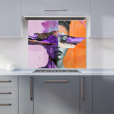 Designer Kitchen Splashbacks Calista Vale: 00021 Premium Glass Kitchen Splashback W900mm X H750mm from B&Q