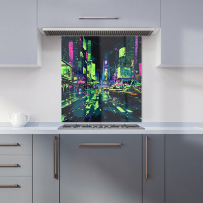 Designer Kitchen Splashbacks Dante Mercer: 00015 Premium Glass Kitchen Splashback W700mm X H750mm from B&Q
