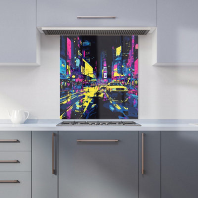 Designer Kitchen Splashbacks Dante Mercer: 00019 Premium Glass Kitchen Splashback W700mm X H750mm from B&Q