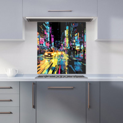 Designer Kitchen Splashbacks Dante Mercer: 00020 Premium Glass Kitchen Splashback W700mm X H750mm from B&Q