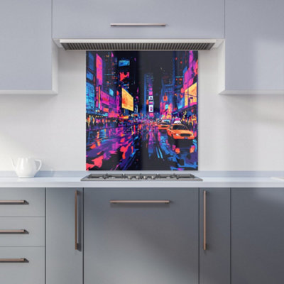 Designer Kitchen Splashbacks Dante Mercer: 00031 Premium Glass Kitchen Splashback W700mm X H750mm from B&Q