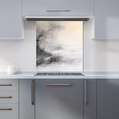 Designer Kitchen Splashbacks Isla Quinn: 00005 Premium Glass Kitchen Splashback W600mm X H650mm from B&Q