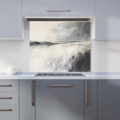 Designer Kitchen Splashbacks Isla Quinn: 00007 Premium Glass Kitchen Splashback W900mm X H750mm from B&Q