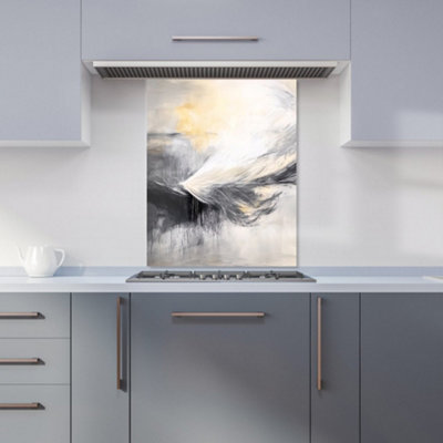 Designer Kitchen Splashbacks Isla Quinn: 00008 Premium Glass Kitchen Splashback W600mm X H750mm from B&Q