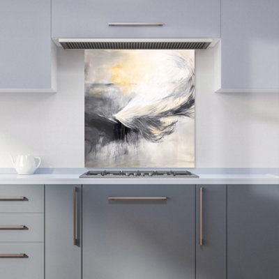 Designer Kitchen Splashbacks Isla Quinn: 00008 Premium Glass Kitchen Splashback W700mm X H750mm from B&Q