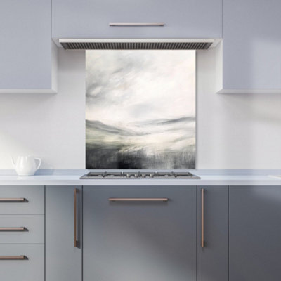 Designer Kitchen Splashbacks Isla Quinn: 00009 Premium Glass Kitchen Splashback W600mm X H650mm from B&Q