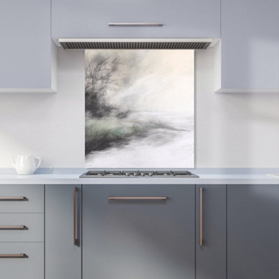 Designer Kitchen Splashbacks Isla Quinn: 00010 Premium Glass Kitchen Splashback W600mm X H650mm from B&Q