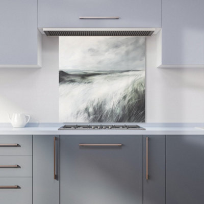 Designer Kitchen Splashbacks Isla Quinn: 00011 Premium Glass Kitchen Splashback W600mm X H600mm from B&Q