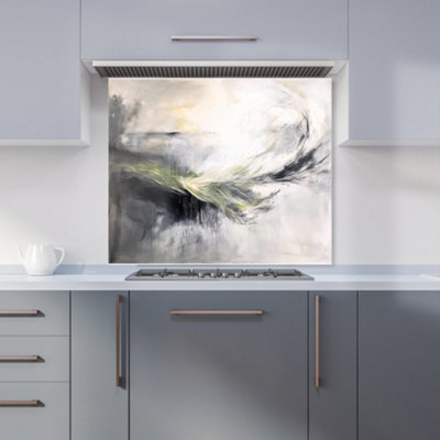 Designer Kitchen Splashbacks Isla Quinn: 00012 Premium Glass Kitchen Splashback W900mm X H750mm from B&Q