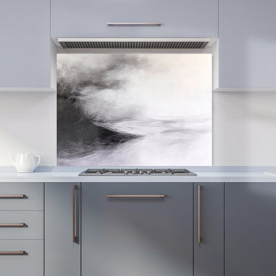 Designer Kitchen Splashbacks Isla Quinn: 00017 Premium Glass Kitchen Splashback W900mm X H650mm from B&Q