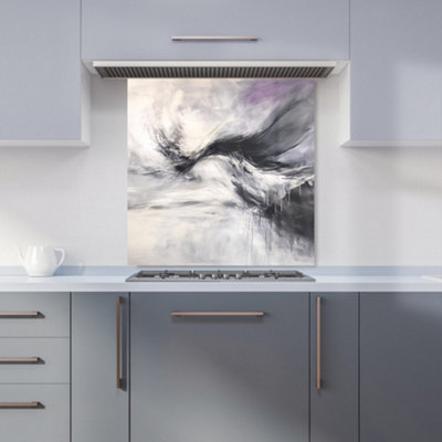 Designer Kitchen Splashbacks Isla Quinn: 00019 Premium Glass Kitchen Splashback W600mm X H600mm from B&Q