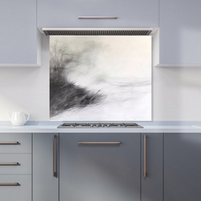Designer Kitchen Splashbacks Isla Quinn: 00021 Premium Glass Kitchen Splashback W900mm X H750mm from B&Q
