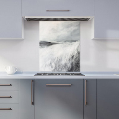 Designer Kitchen Splashbacks Isla Quinn: 00023 Premium Glass Kitchen Splashback W600mm X H750mm from B&Q