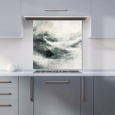 Designer Kitchen Splashbacks Isla Quinn: 00024 Premium Glass Kitchen Splashback W600mm X H600mm from B&Q