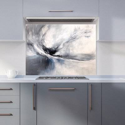 Designer Kitchen Splashbacks Isla Quinn: 00026 Premium Glass Kitchen Splashback W900mm X H650mm from B&Q