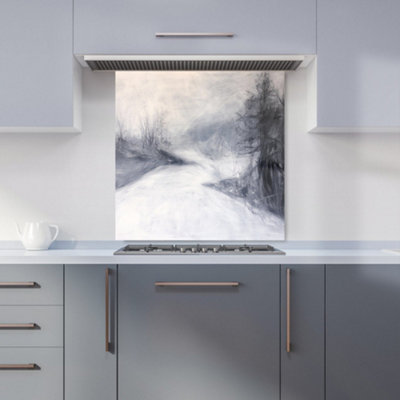 Designer Kitchen Splashbacks Isla Quinn: 00027 Premium Glass Kitchen Splashback W600mm X H600mm from B&Q