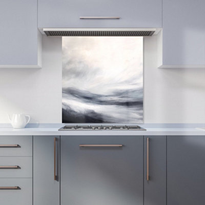 Designer Kitchen Splashbacks Isla Quinn: 00028 Premium Glass Kitchen Splashback W700mm X H650mm from B&Q