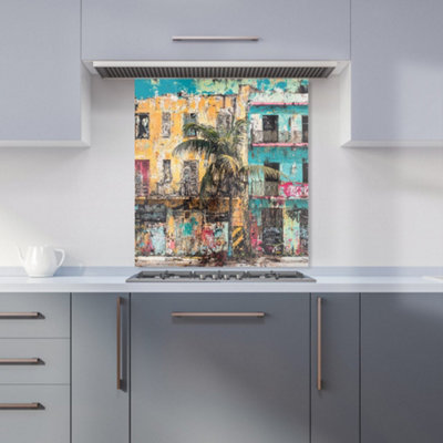 Designer Kitchen Splashbacks Jasper Reed: 00002 Premium Glass Kitchen Splashback W600mm X H650mm from B&Q