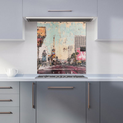 Designer Kitchen Splashbacks Jasper Reed: 00006 Premium Glass Kitchen Splashback W700mm X H650mm from B&Q