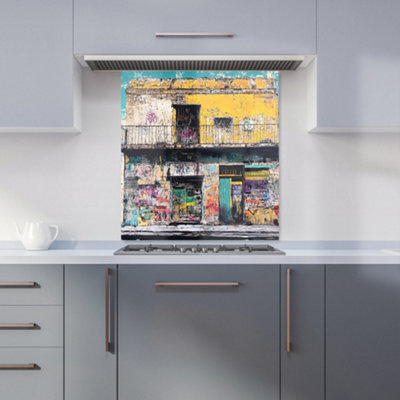Designer Kitchen Splashbacks Jasper Reed: 00009 Premium Glass Kitchen Splashback W700mm X H750mm from B&Q