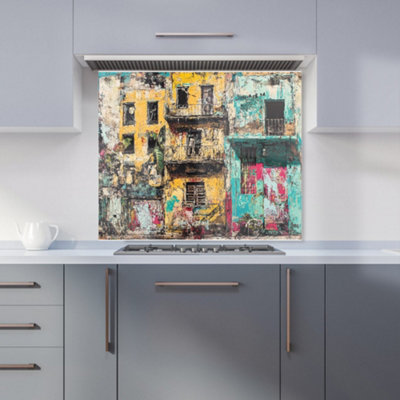 Designer Kitchen Splashbacks Jasper Reed: 00010 Premium Glass Kitchen Splashback W900mm X H750mm from B&Q