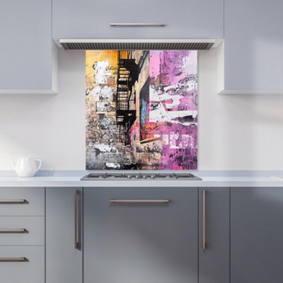 Designer Kitchen Splashbacks Jasper Reed: 00022 Premium Glass Kitchen Splashback W700mm X H750mm from B&Q