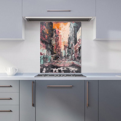 Designer Kitchen Splashbacks Jasper Reed: 00023 Premium Glass Kitchen Splashback W600mm X H750mm from B&Q