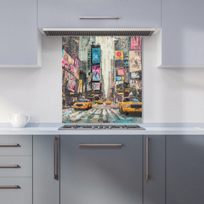 Designer Kitchen Splashbacks Jasper Reed: 00041 Premium Glass Kitchen Splashback W600mm X H650mm from B&Q