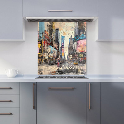 Designer Kitchen Splashbacks Jasper Reed: 00043 Premium Glass Kitchen Splashback W600mm X H650mm from B&Q