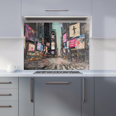 Designer Kitchen Splashbacks Jasper Reed: 00044 Premium Glass Kitchen Splashback W900mm X H650mm from B&Q