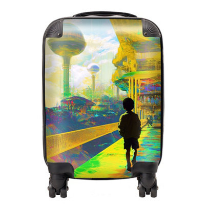 Warren Reed Designer Elena Sable: 00020 SuitcaseMini Cabin from B&Q
