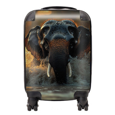 Warren Reed Designer Finn Wilder: 00016 SuitcaseMini Cabin from B&Q