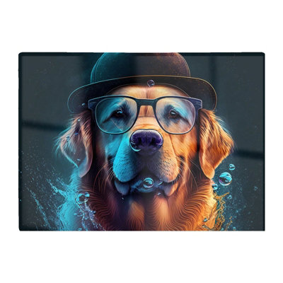 B&Q -  Golden Retriever Dog Chopping Board