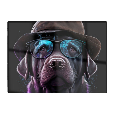 B&Q -  Labrador Retriever Dog Splashart Chopping Board